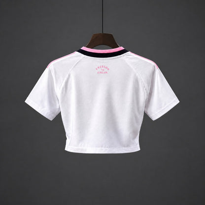Crop Top Mulher Inter Miami CF 2026-27 Alternativo Branco
