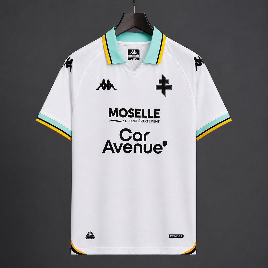 Camisola FC Metz 2026-27 Alternativa Branca Versão Adepto