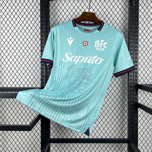 Camisola Bologna 2025-26 Alternativa Azul Versão Adepto