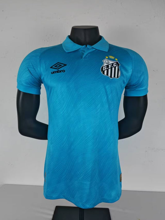 Camisola Santos FC 2025-26 Alternativa Azul Versão Adepto