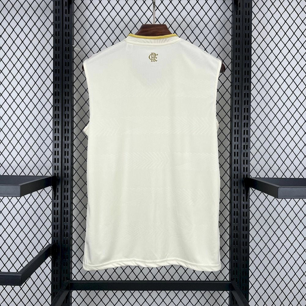 Manga Cava CR Flamengo 2025-26 Alternativa Amarela