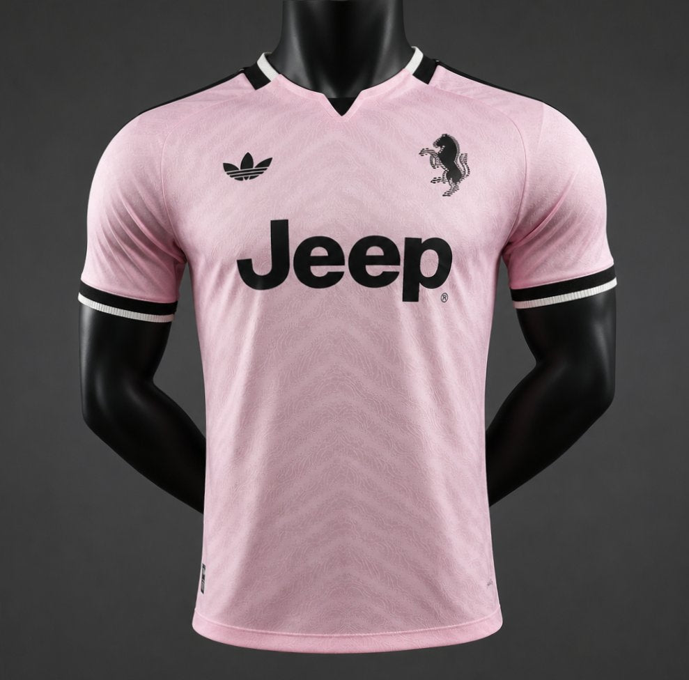 Camisola Juventus FC 2026-27 Alternativa Rosa Versão Jogador