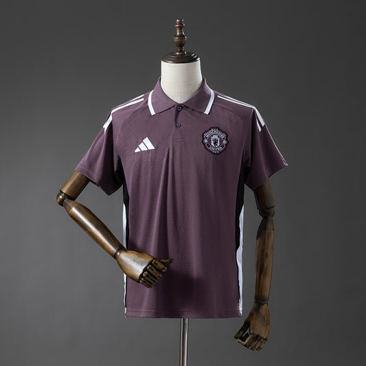 Polo M-UNITED 2025-26 Roxo Escuro