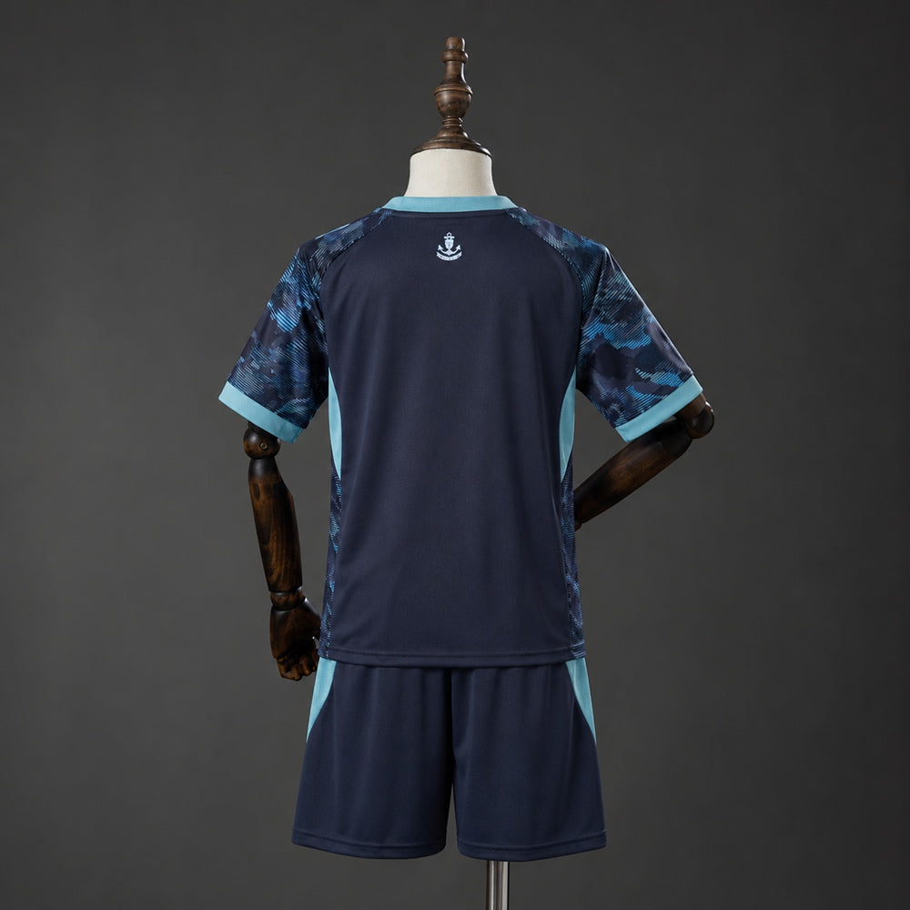 Kit Criança Olympique Marselha 2026-27 Alternativo Azul