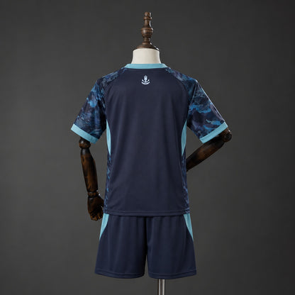 Kit Criança Olympique Marselha 2026-27 Alternativo Azul