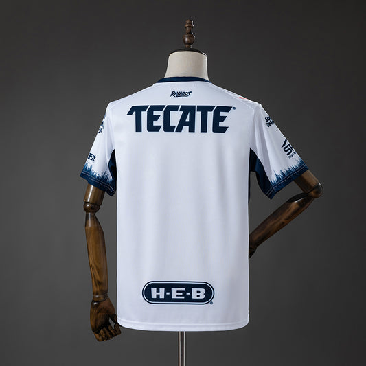 Camisola CF Monterrey 2026-27 Alternativa Branca Versão Adepto