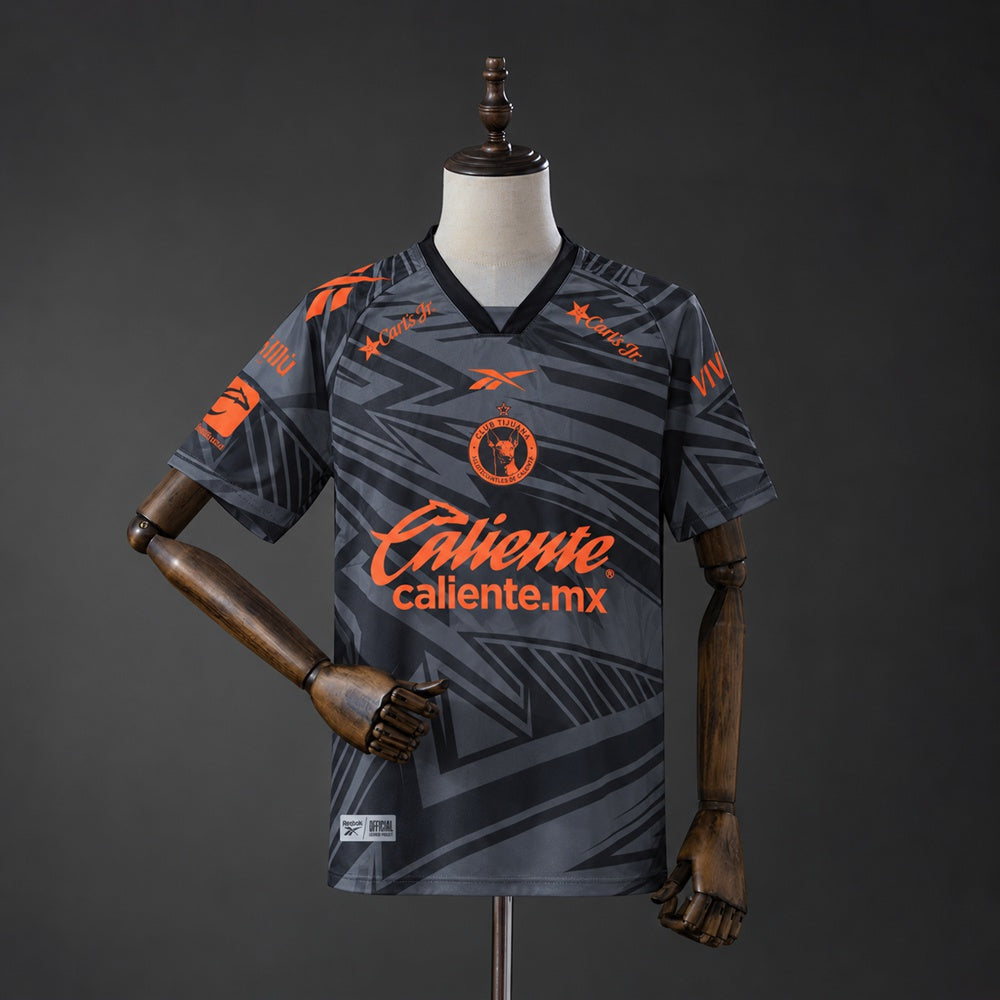 Camisola Club Tijuana 2026-27 Alternativa Preta Versão Adepto