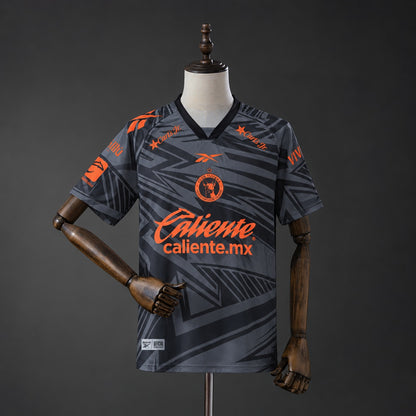 Camisola Club Tijuana 2026-27 Alternativa Preta Versão Adepto