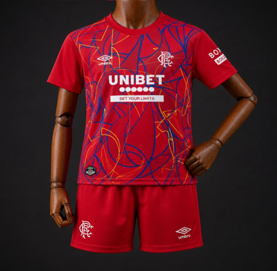 Kit Criança Rangers FC 2026-27 Guarda-Redes