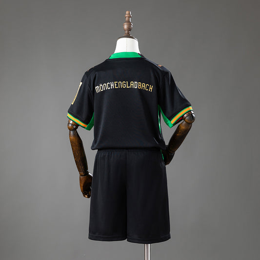 Kit Criança Borussia Monchengladbach 2026-27 Alternativo Preto