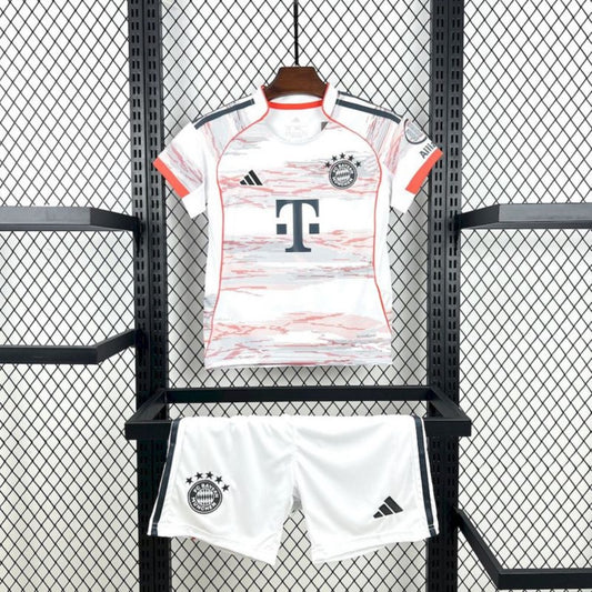 Kit Criança FC Bayern Munique 2025-26 Alternativo