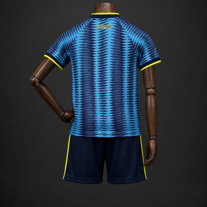 Kit Criança Colombia 2026 Alternativo Azul