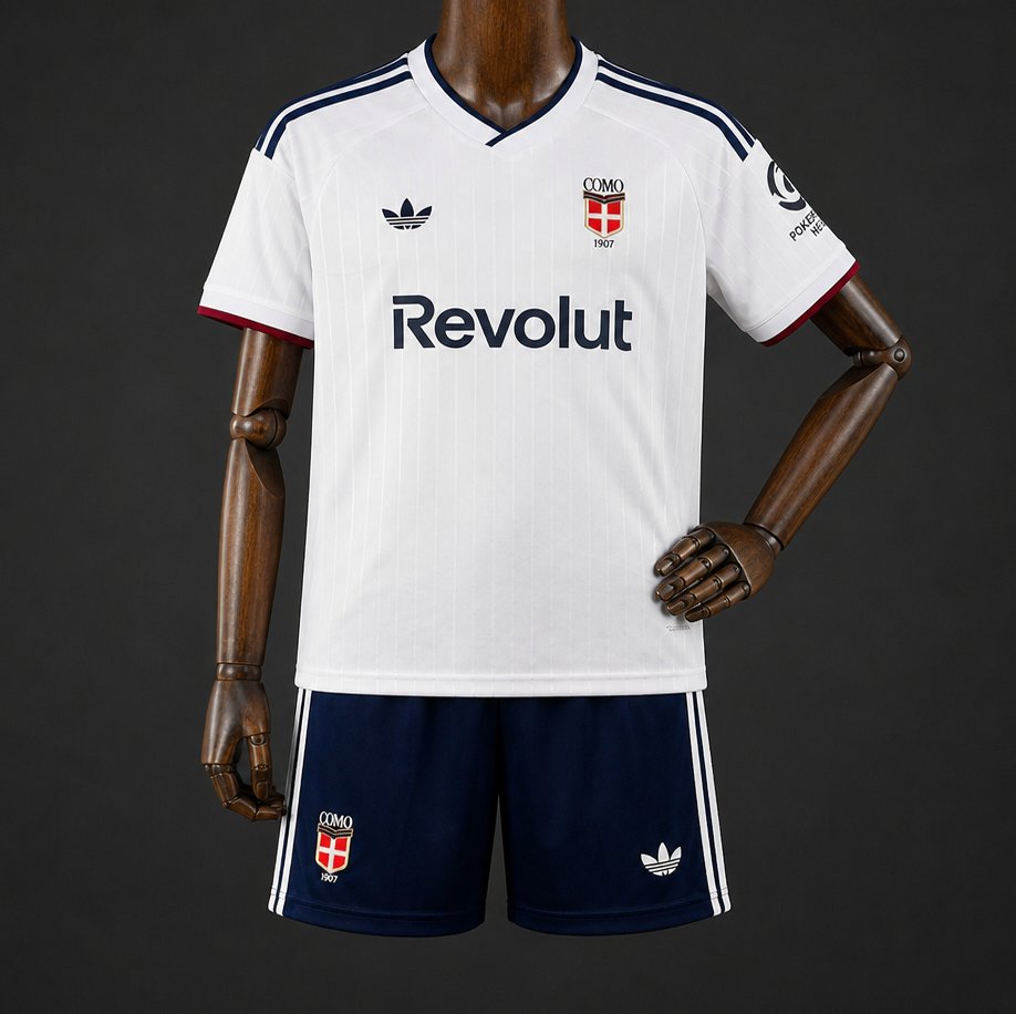 Kit Criança Como 1907 2026-27 Alternativo Branco