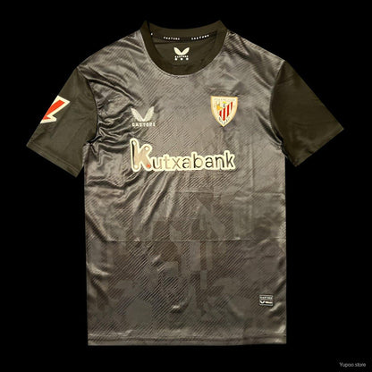 Camisola Athletic Club Bilbao 2025-26 Alternativa Preta Versão Adepto