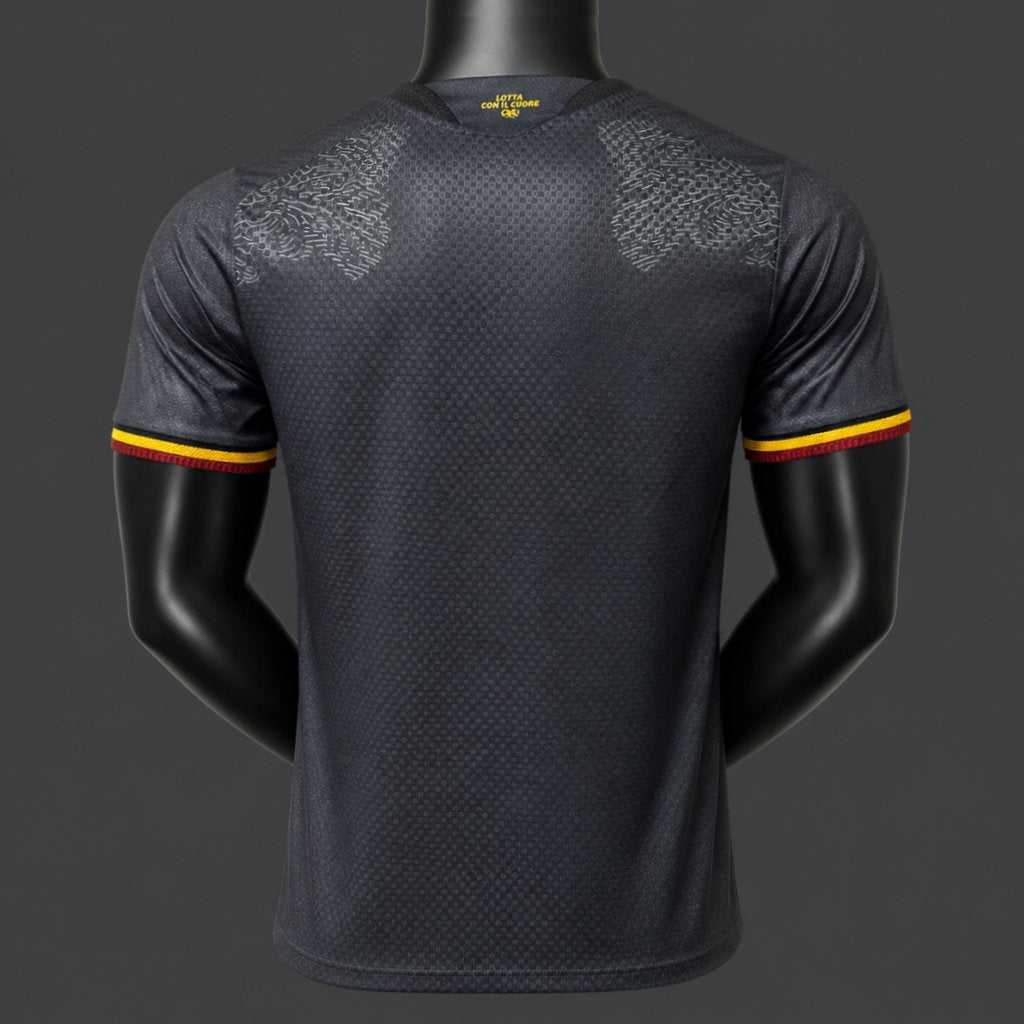 Camisola AS Roma 2026-27 Alternativa Preta Versão Jogador