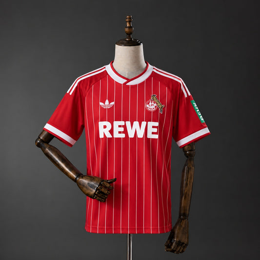 Camisola 1.FC Koln 2026-27 Alternativa Vermelha Versão Adepto