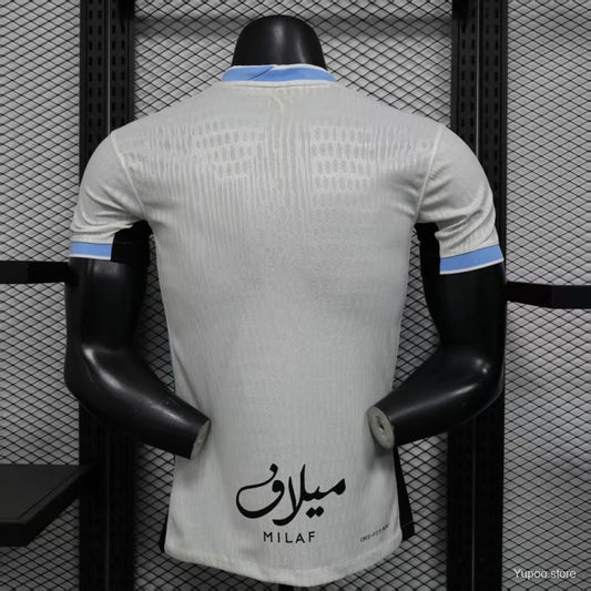 Camisola Al-Ittihad 2025-26 Alternativa Branca Versão Jogador