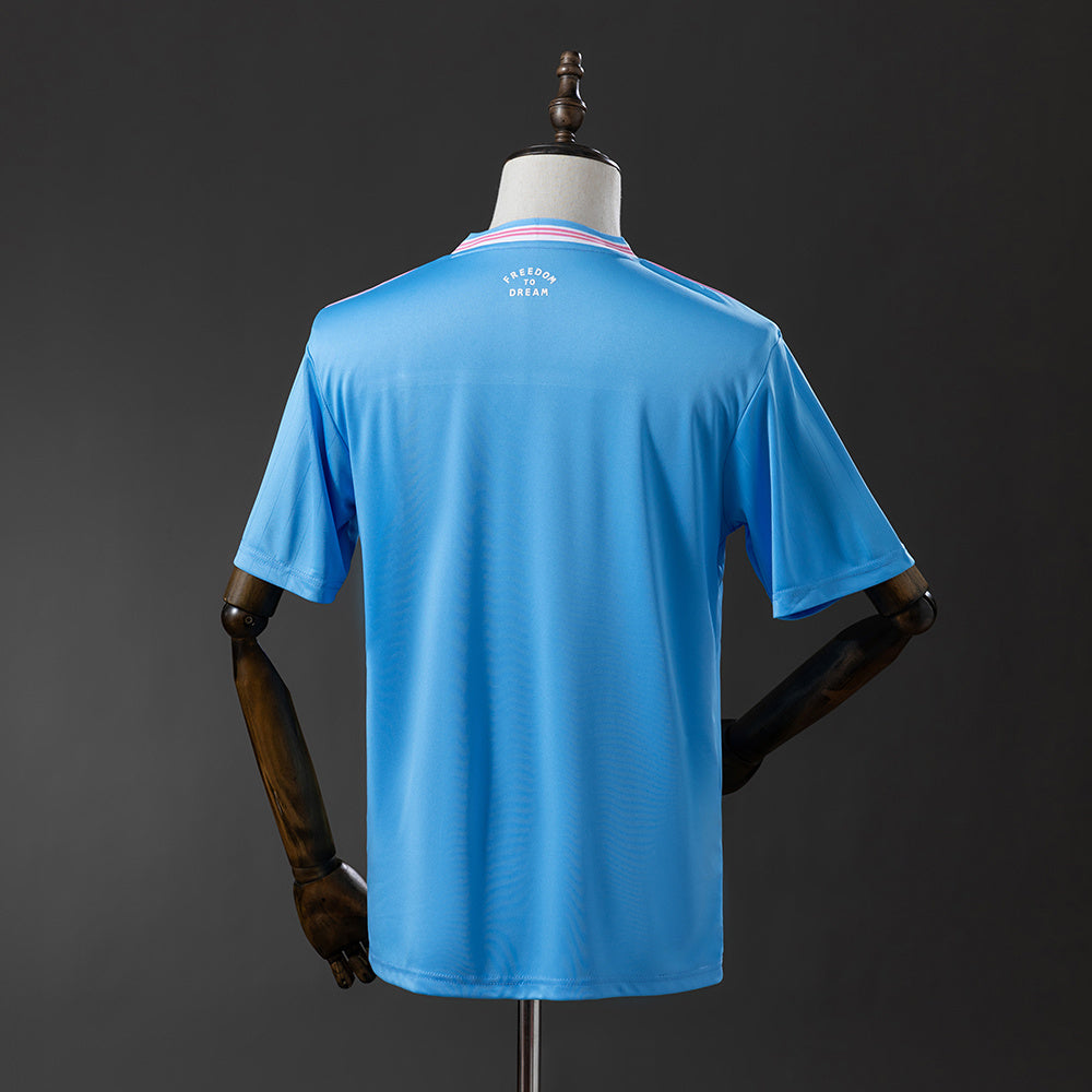 Camisola Inter Miami CF 2025-26 Alternativa Azul Versão Adepto