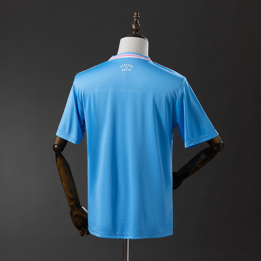 Camisola Inter Miami CF 2025-26 Alternativa Azul Versão Adepto
