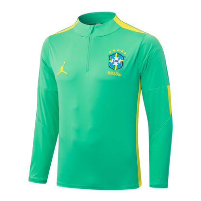 Fato de Treino Brasil 2026 - Camisola com Fecho