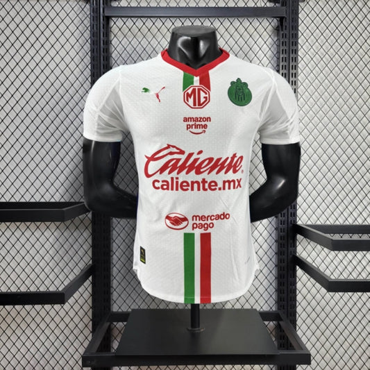 Camisola Chivas 2025-26 Alternativa Branca Versão Jogador