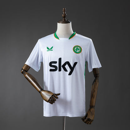 Camisola Irlanda 2024 Alternativa Branca Versão Adepto