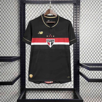 Camisola São Paulo FC 2025-26 Alternativa Preta Lisa Versão Adepto