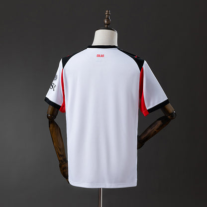 Camisola Ac Milan 2025-26 Alternativa Branca Versão Adepto