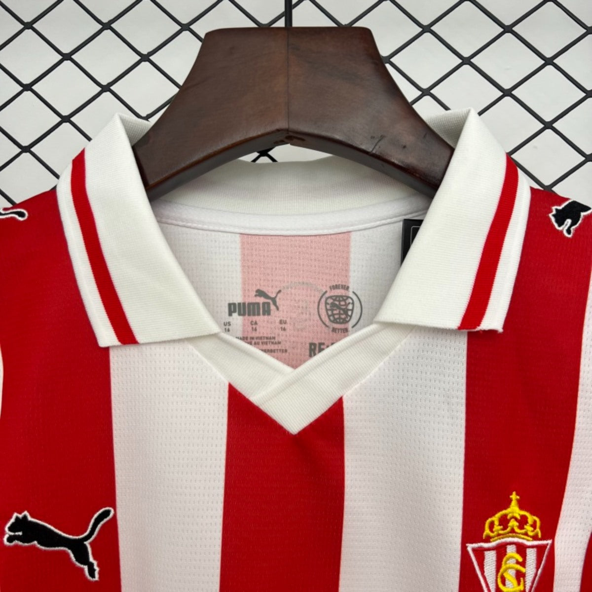 Kit Criança Real Sporting de Gijón 2025-26 Principal