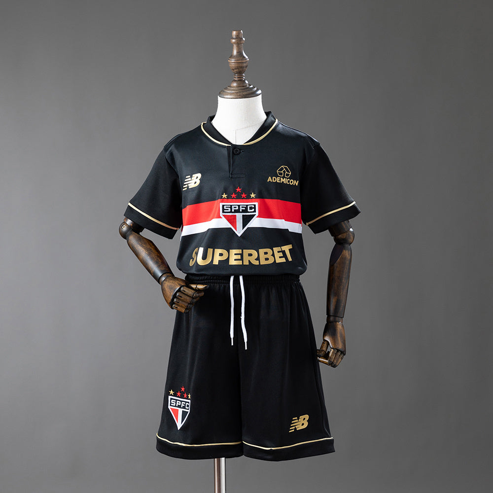 Kit Criança São Paulo FC 2025-26 Alternativo