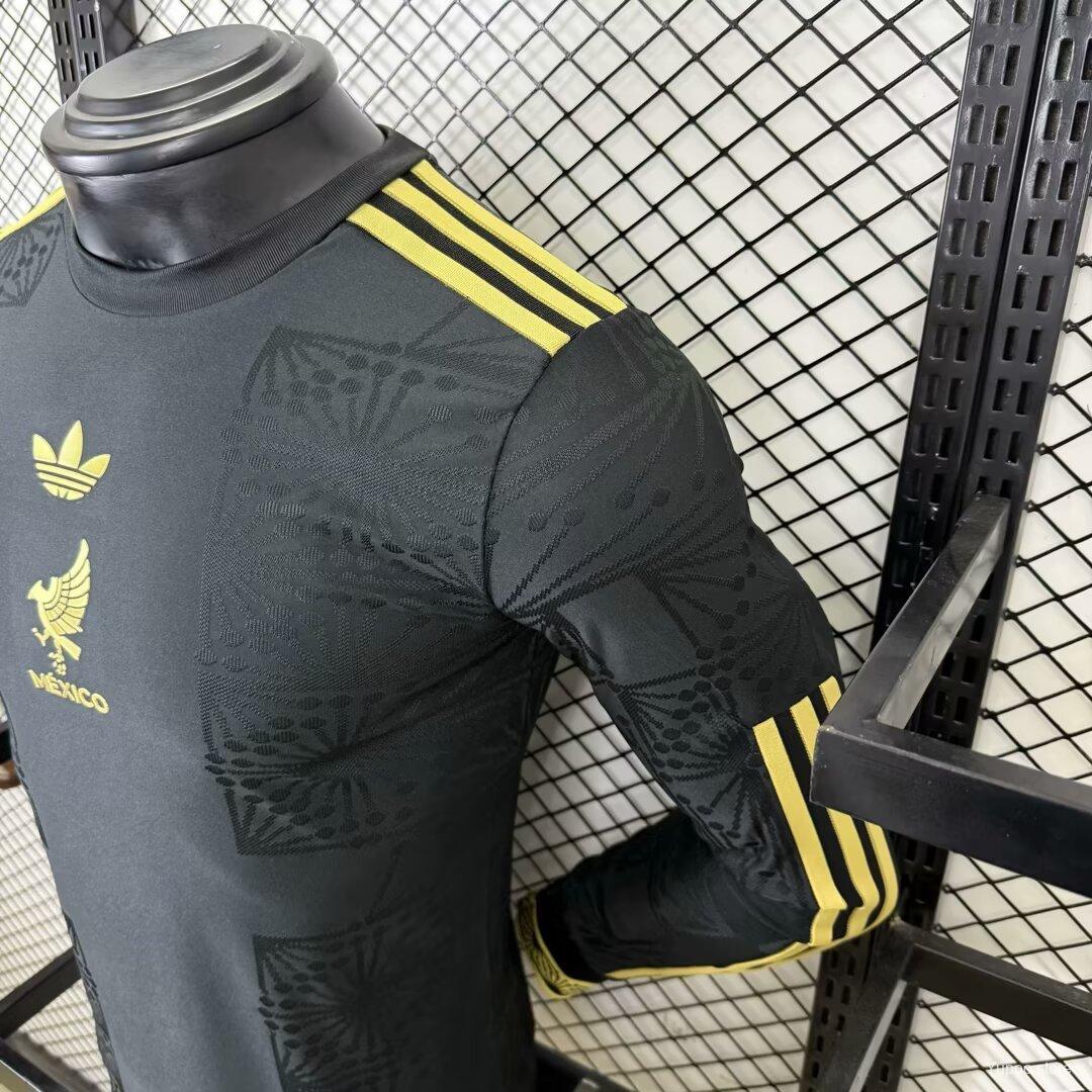 Camisola Manga Comprida Mexico 2025 Edição Gold-Cup Versão Jogador