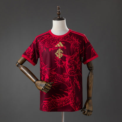 Camisola SC Internacional 2026-27 Alternativa Vermelha Lisa Versão Adepto