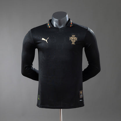 Camisola Manga Comprida Portugal 2026 Edição Pantera-Negra Eusebio Versão Jogador