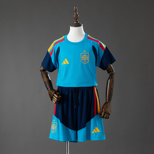 Kit Criança Espanha 2026 Treino Azul