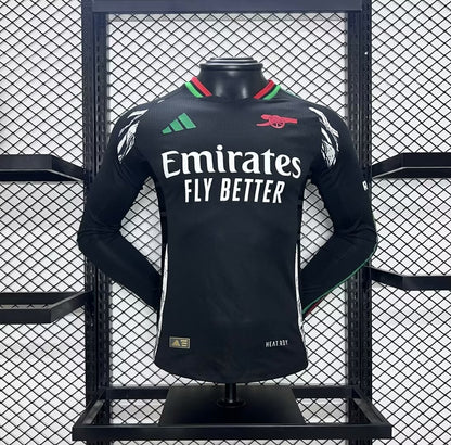Camisola Manga Comprida ARS 2024-25 Alternativa Preta Versão Jogador