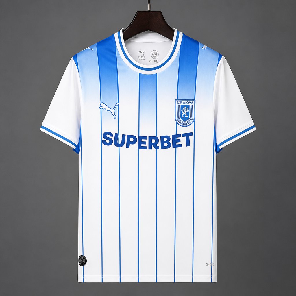 Camisola CS Universitatea Craiova 2026-27 Principal Versão Adepto