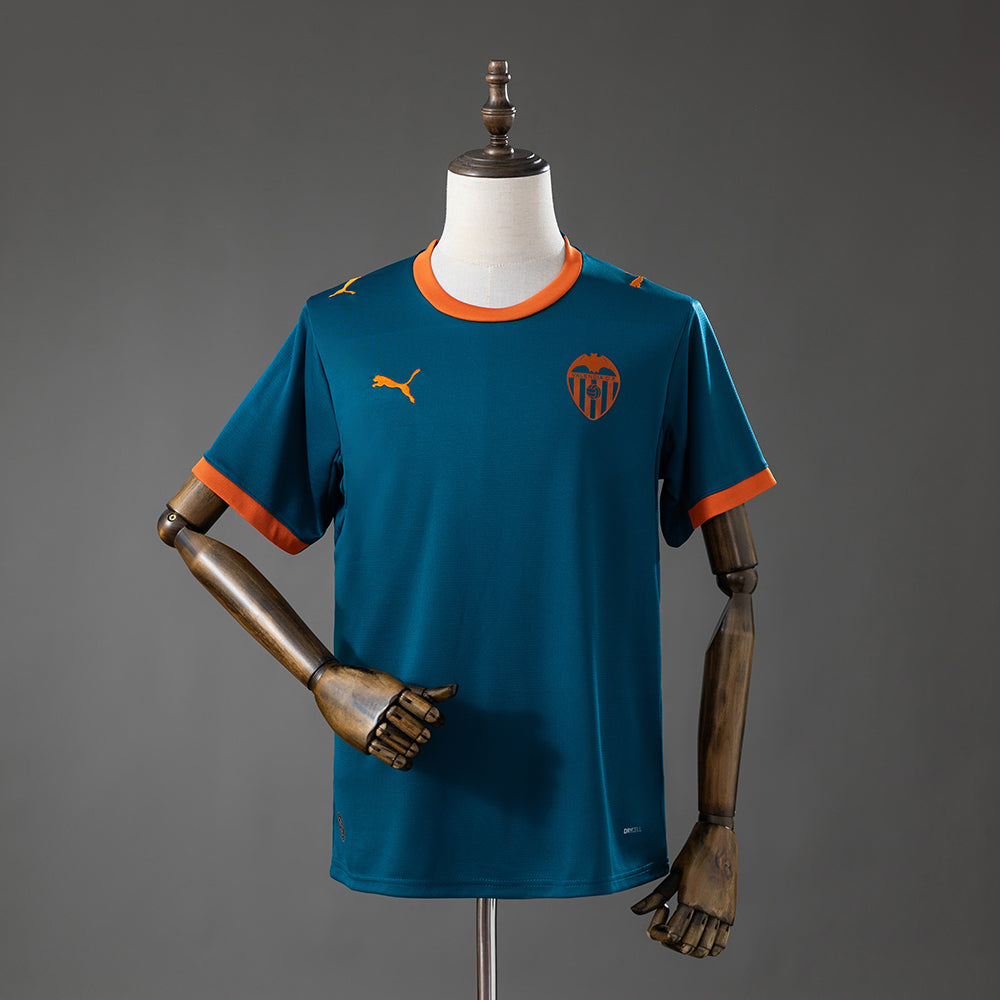 Camisola Valencia FC 2026-27 Alternativa Azul Versão Mulher