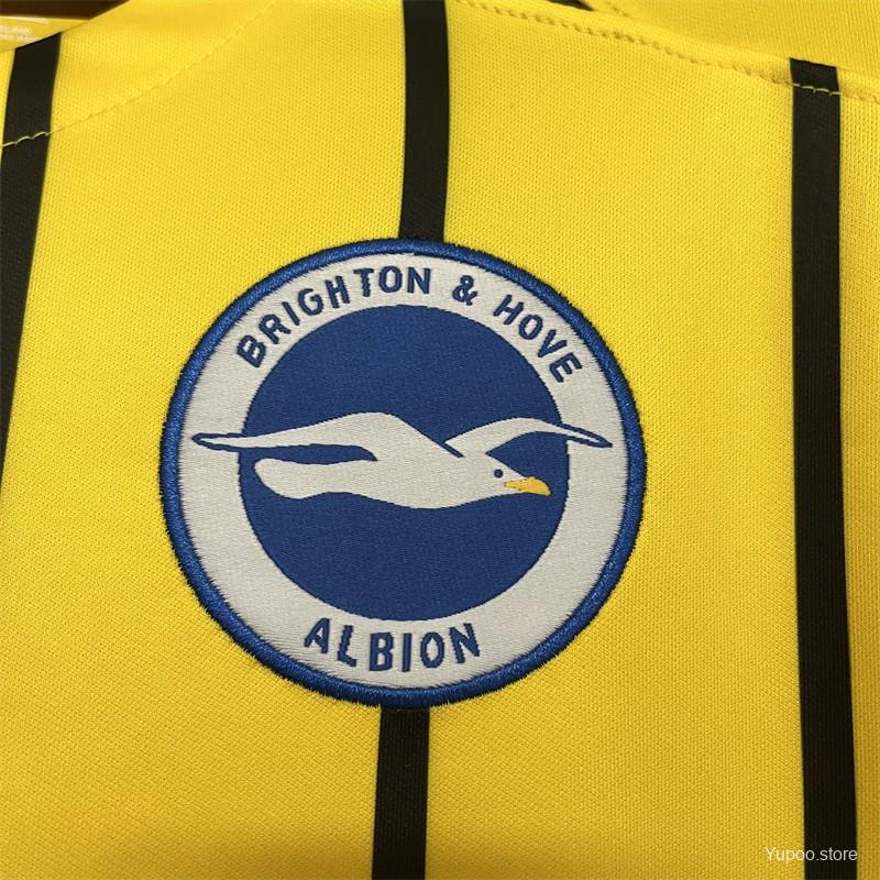 Camisola BRIGH 2024-25 Alternativa Amarela Versão Adepto