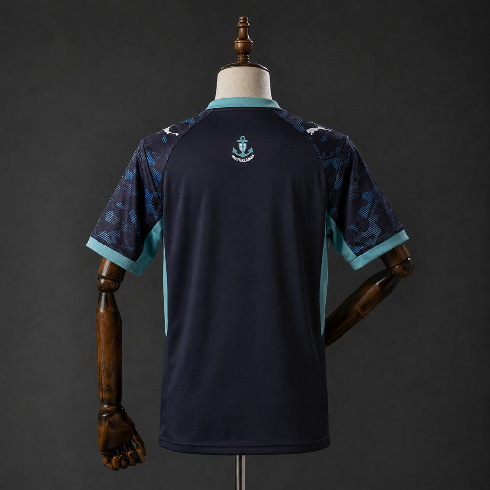 Camisola Olympique Marselha 2026-27 Alternativa Azul Versão Adepto
