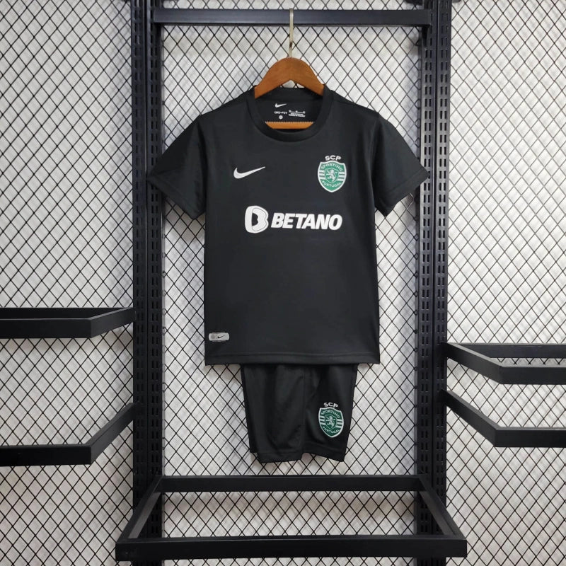 Kit Criança S.C.P. 2023-24 Alternativo Preto