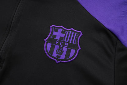Fato de Treino FC Barcelona 2025-26 - Camisola com Fecho