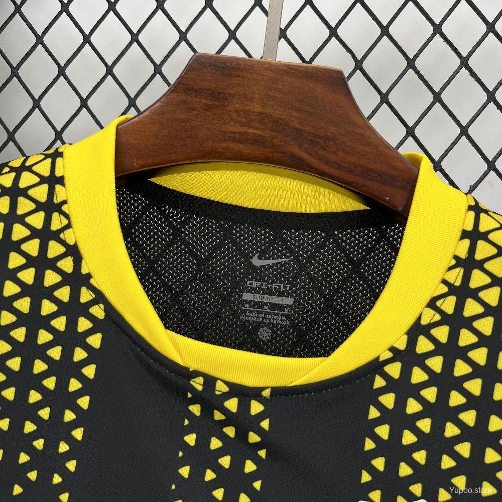 Camisola AEK Atenas 2025-26 Alternativa Preta Versão Adepto