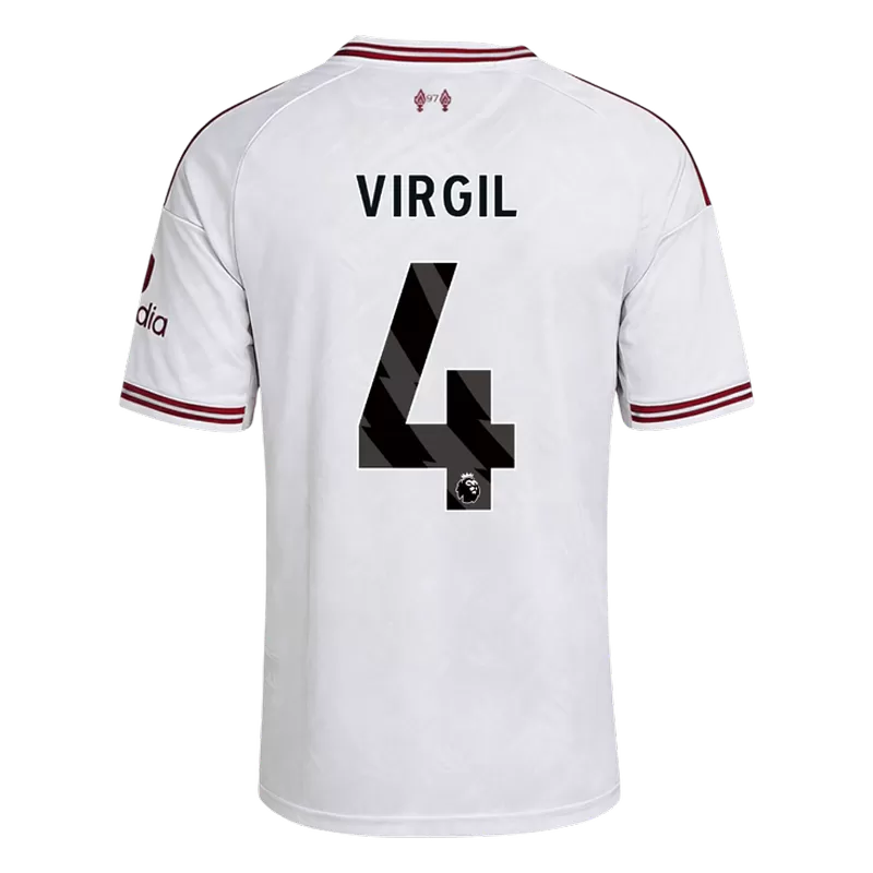 Camisola LIV 2026-27 Alternativa Branca Versão Adepto VIRGIL #4