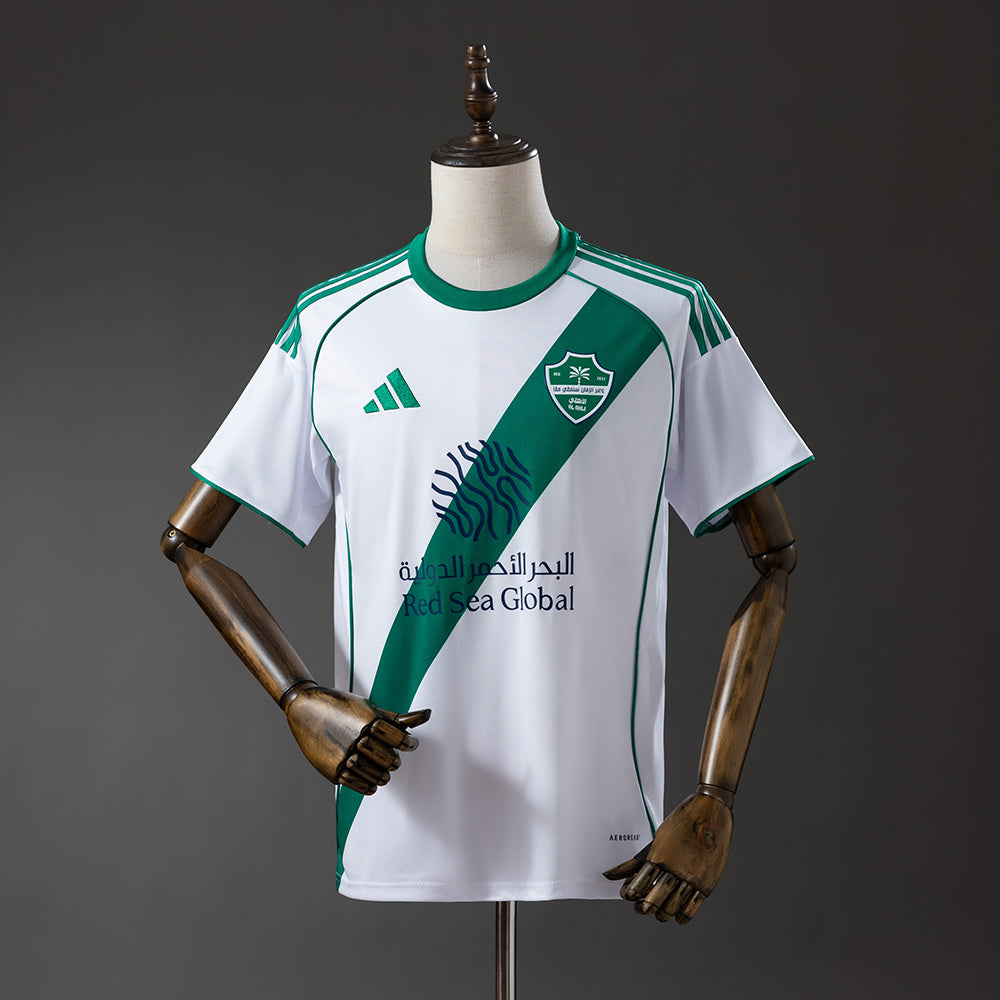 Camisola Al-Ahli SFC 2025-26 Alternativa Branca Versão Adepto