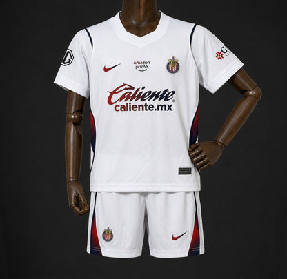 Kit Criança CD Chivas 2026-27 Alternativo Branco