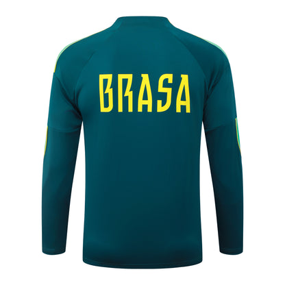 Fato de Treino Brasil 2026 - Camisola com Fecho