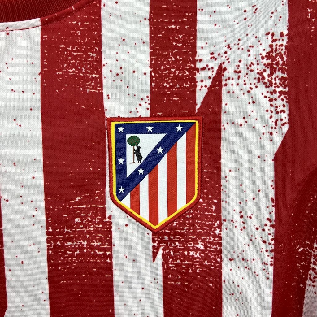 Camisola Manga Comprida Atletico Madrid 2025-26 Pre-Match Versão Adepto
