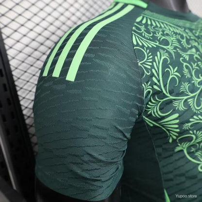Camisola Argelia 2024 Alternativa Verde Versão Jogador