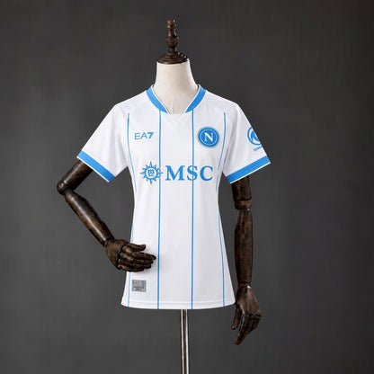 Camisola Napoles 2026-27 Alternativa Branca Versão Mulher