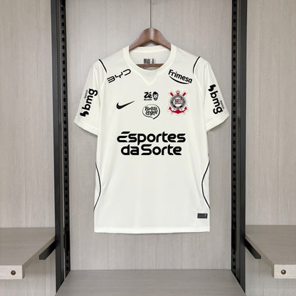 Camisola SC Corinthians 2026-27 Principal Versão Adepto Todos Patrocinadores